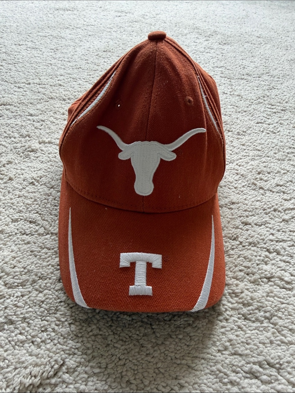 Longhorns Orange Baseball Cap with White Logo